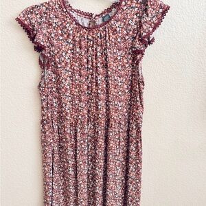 Wild Fable Floral Mini Dress in Red and White